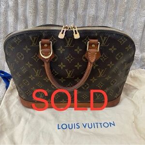 ****SOLD****Louis Vuitton Alma PM